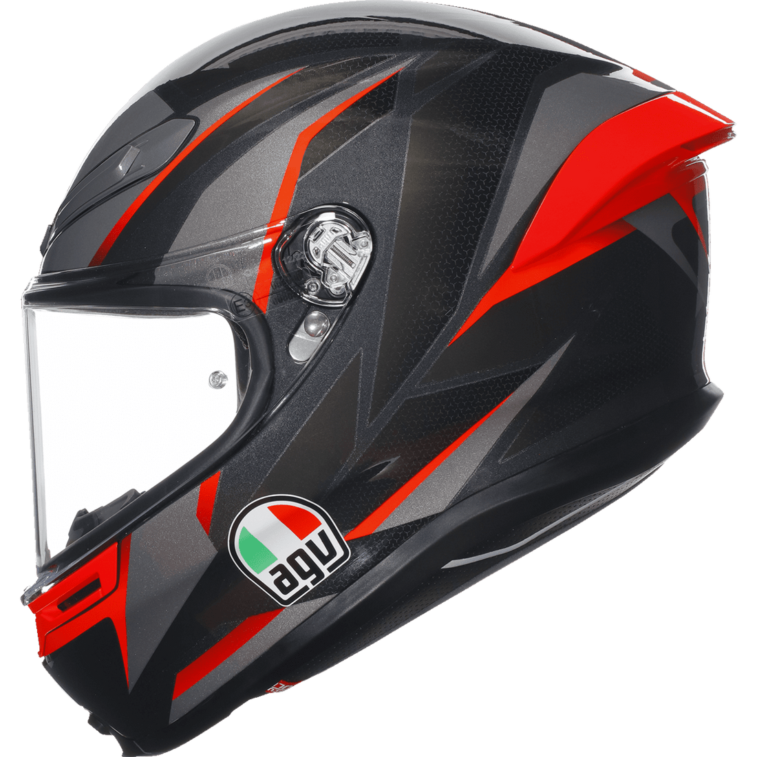 AGV K6 S Helmet Slashcut Black/Gray/Red XL 2118395002014XL