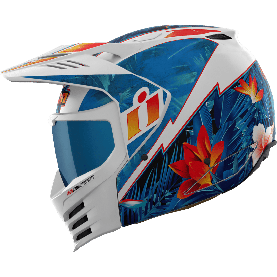 ICON Elsinore™ Helmet Kaonohi Blue Small