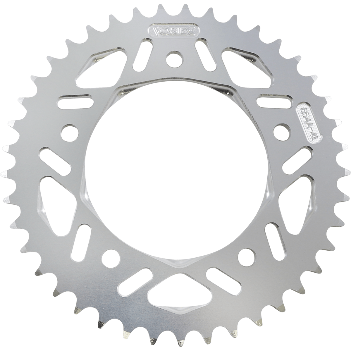 VORTEX Aluminum Sprocket Silver Rear 41 Tooth