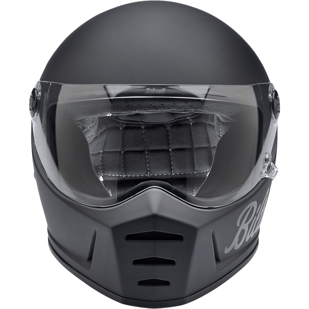 BILTWELL Lane Splitter Helmet Flat Black Factory Medium 1004638103