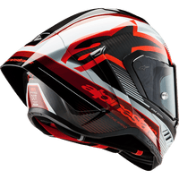 ALPINESTARS Supertech R10 Helmet Team Black/Carbon Red/Gloss White Small 82002241352S