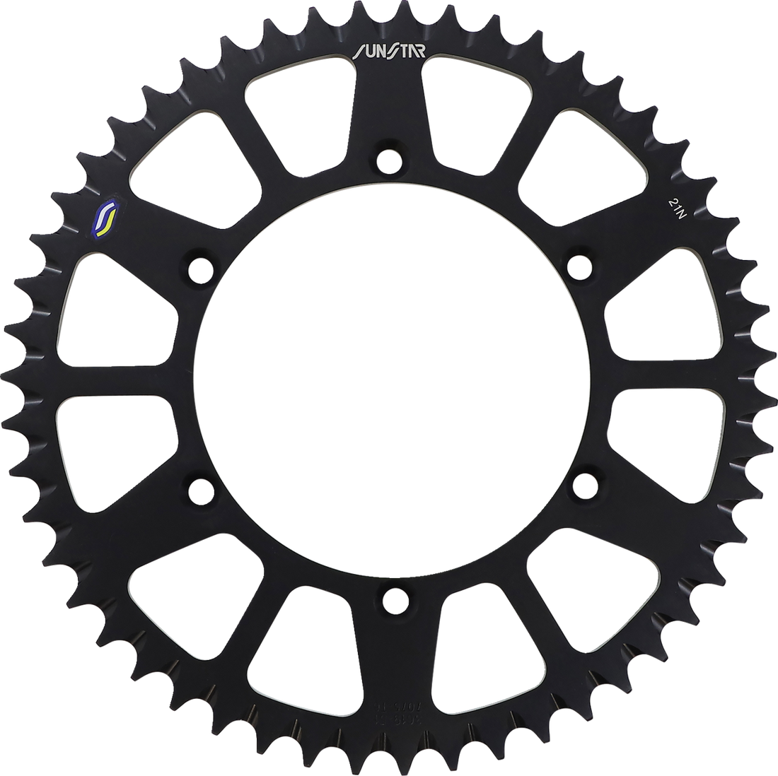 SUNSTAR SPROCKETS Rear Sprocket 51 Tooth Kawasaki/Suzuki Works/Black 5361951BK