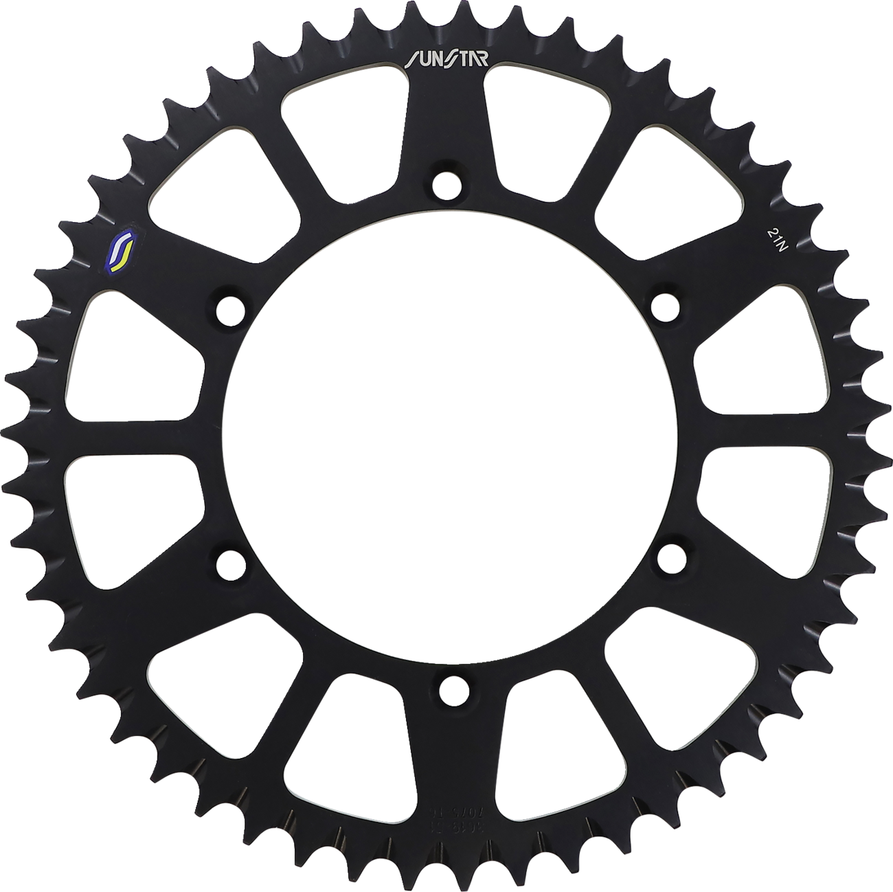 SUNSTAR SPROCKETS Rear Sprocket 51 Tooth Kawasaki/Suzuki Works/Black 5361951BK