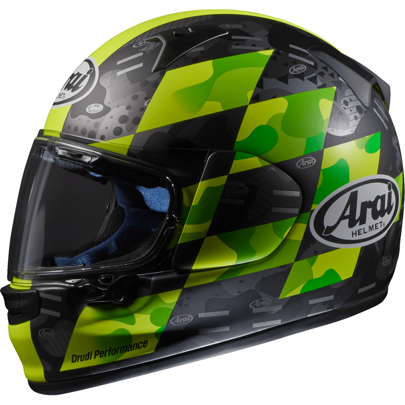 ARAI HELMETS Regent-X Helmet Patch Yellow Frost Small 010115828