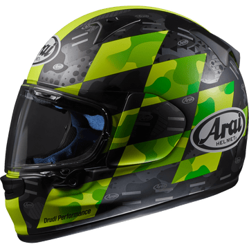 ARAI HELMETS Regent-X Helmet Patch Yellow Frost Small 010115828