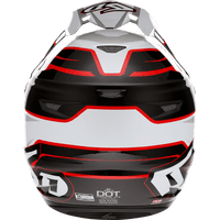 6D HELMETS ATR-2 Helmet Phase White/Red Small 122835