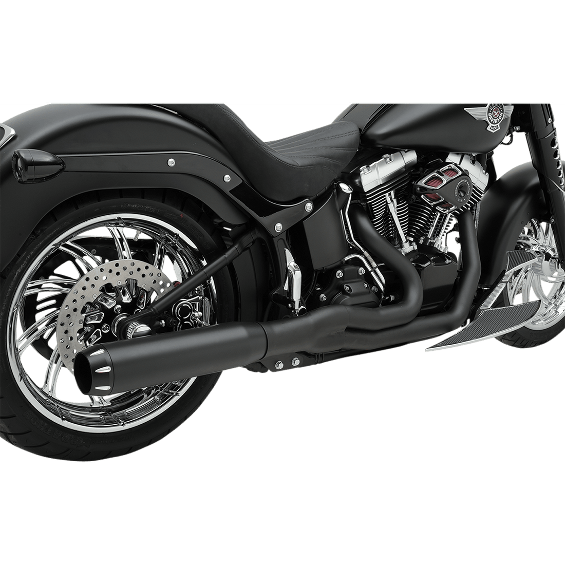 BASSANI XHAUST B1 2:1 Exhaust Black 1S18RB