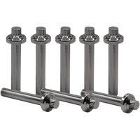 DIAMOND ENGINEERING Bolt Kit 12-Point Head M8 8-Pack PB437S