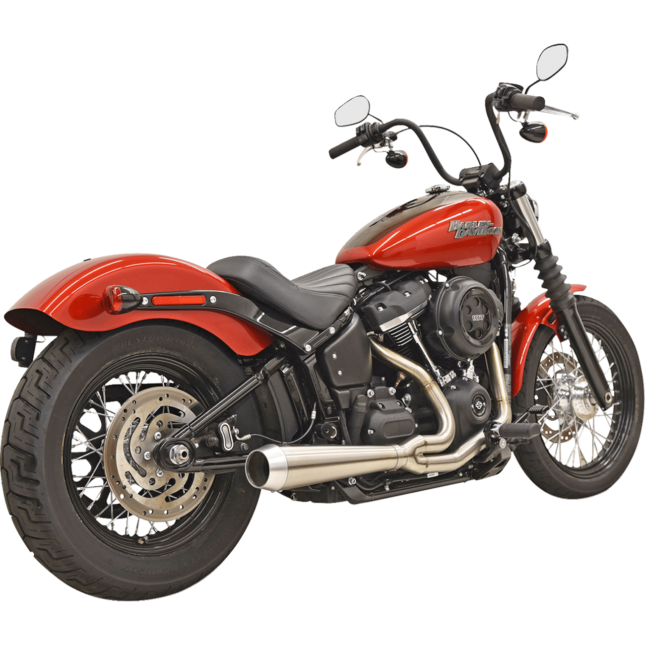 BASSANI XHAUST 2-into-1 Road Rage III Exhaust System 49-State Stainless 1S72SSE