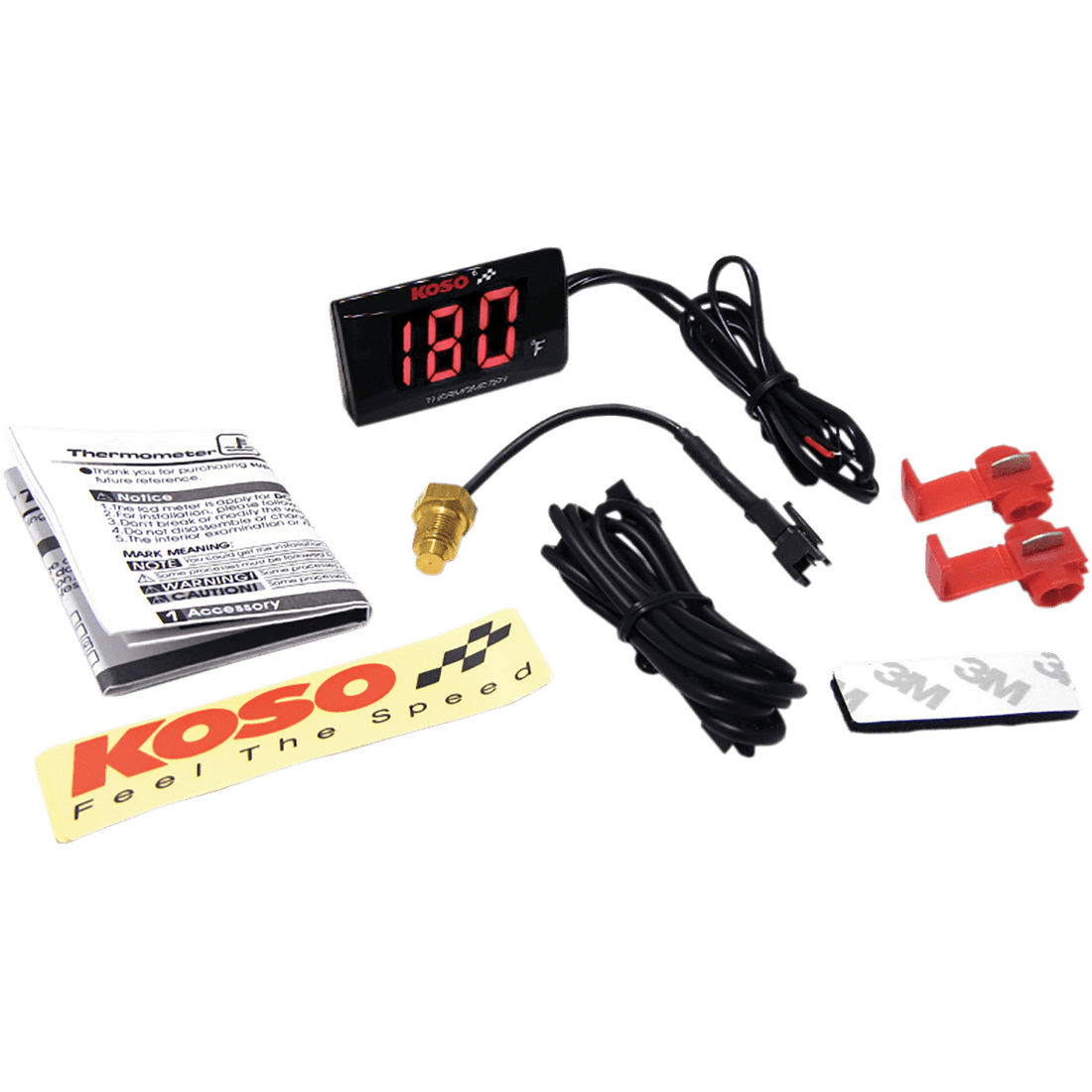 KOSO NORTH AMERICA Super Slim Temperature Gauge