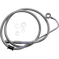 DRAG SPECIALTIES Brake Line +4" Stainless Steel '15-'17 Softail