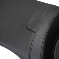 DRAG SPECIALTIES Freedom Seat Solar Leather Black Smooth FLH '09-'23