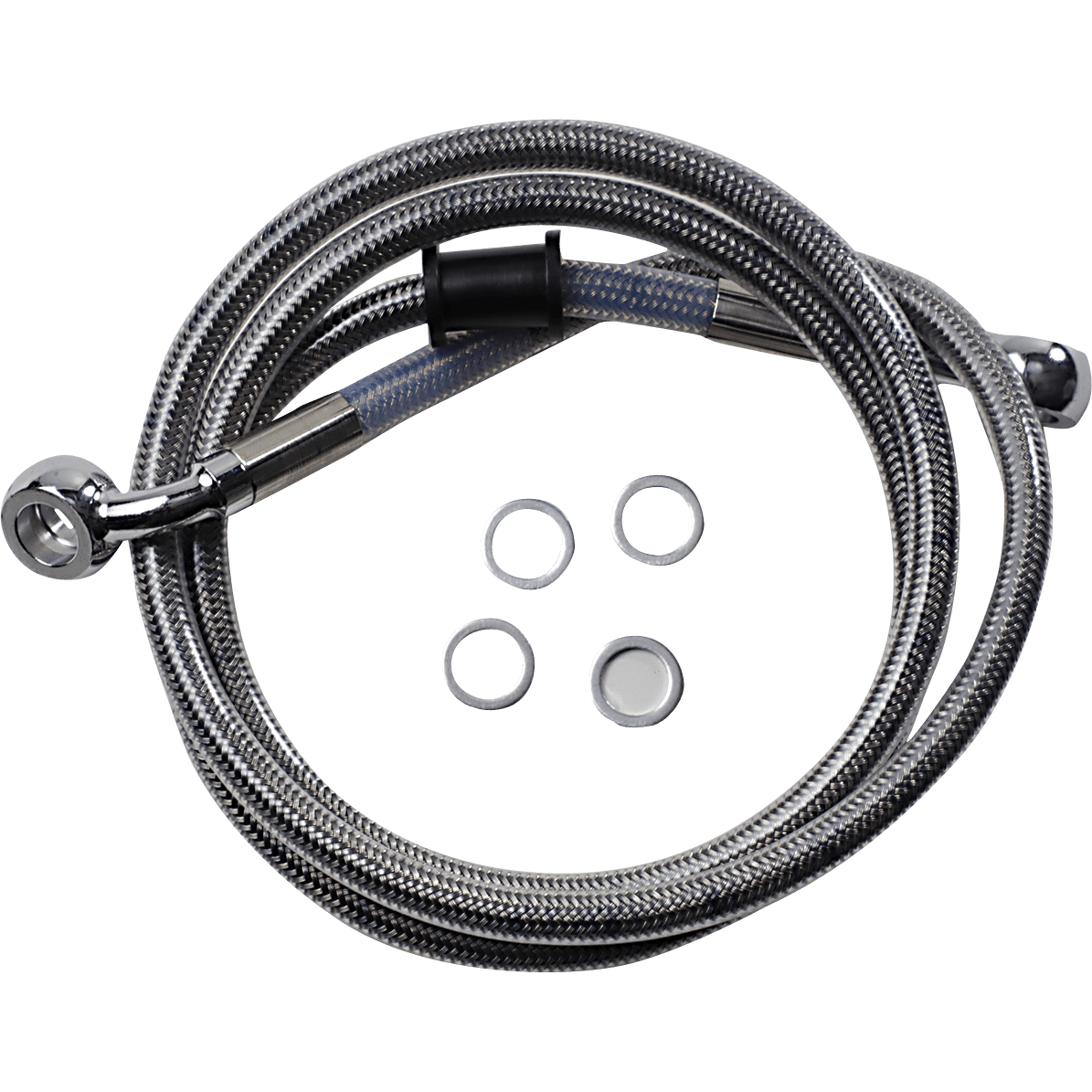 DRAG SPECIALTIES Brake Line +2" Stainless Steel XL