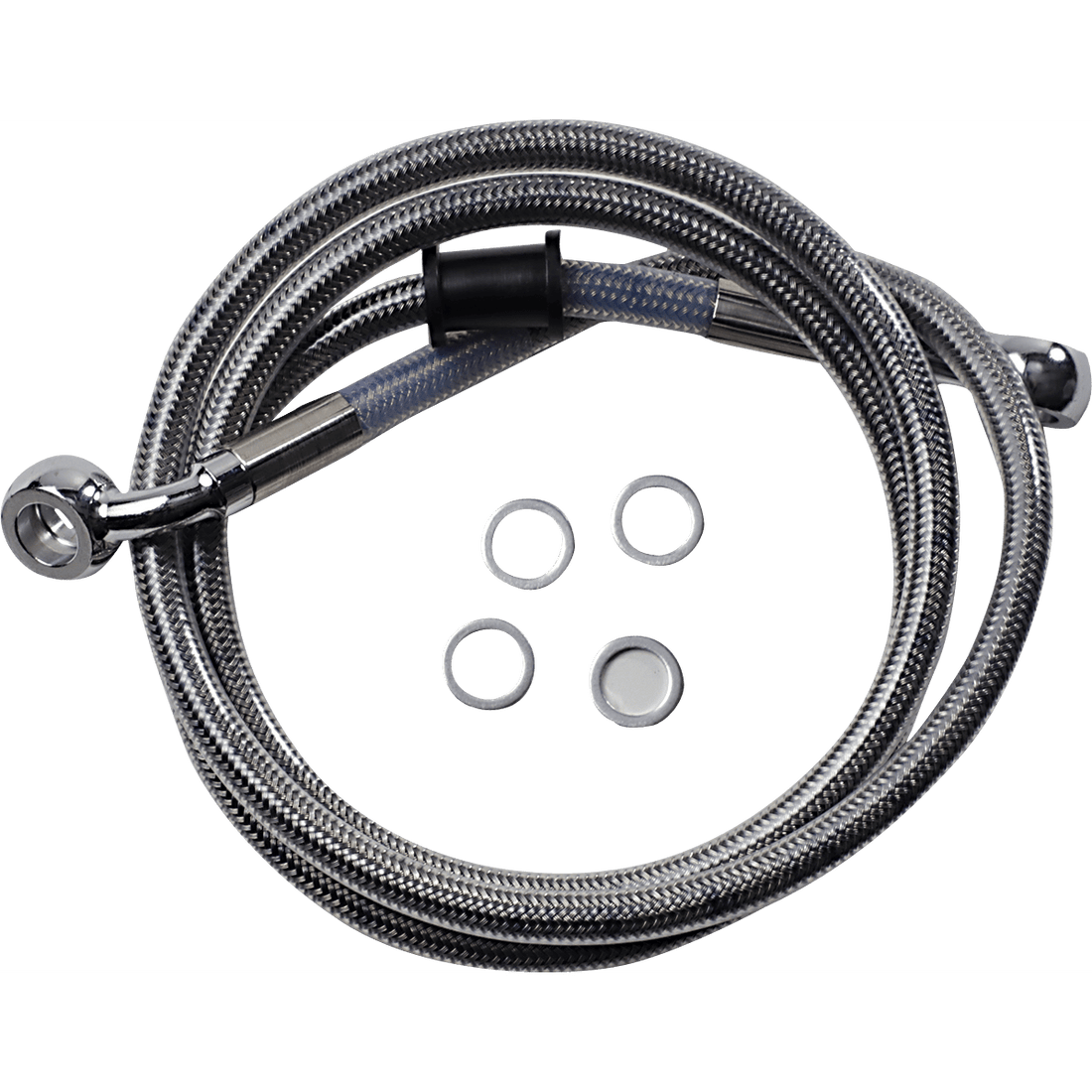 DRAG SPECIALTIES Brake Line +2" Stainless Steel XL