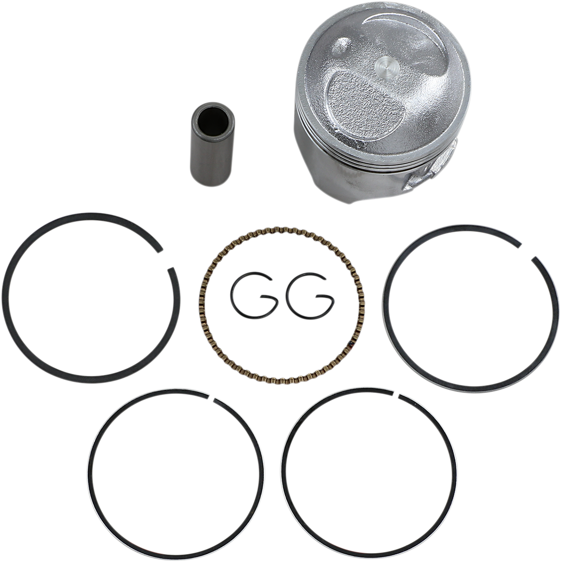 BBR MOTORSPORTS Piston Kit 88cc Super Pro Bore 411HXR5211