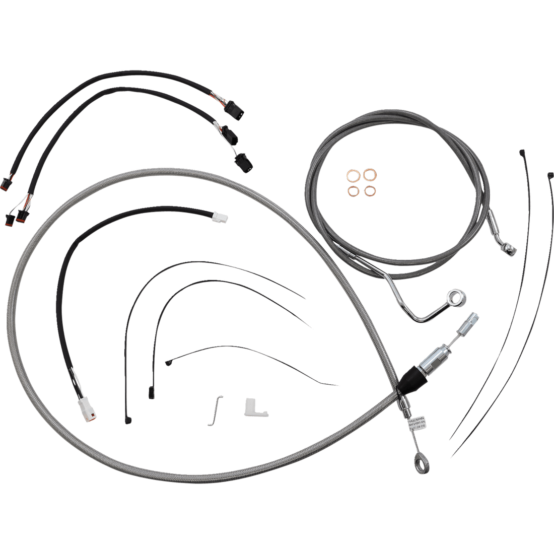 MAGNUM SHIELDING Control Cable Kit XR Stainless Steel/Chrome 5891141