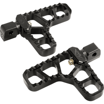 JOKER MACHINE Serrated Heel Pegs Black Indian 08628B