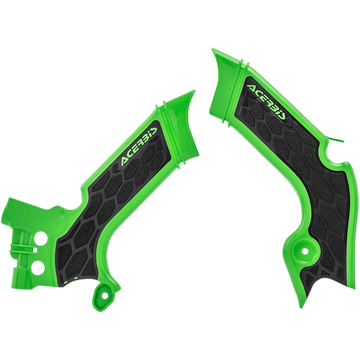 ACERBIS X-Grip Frame Guards Green/Black KX 250/450