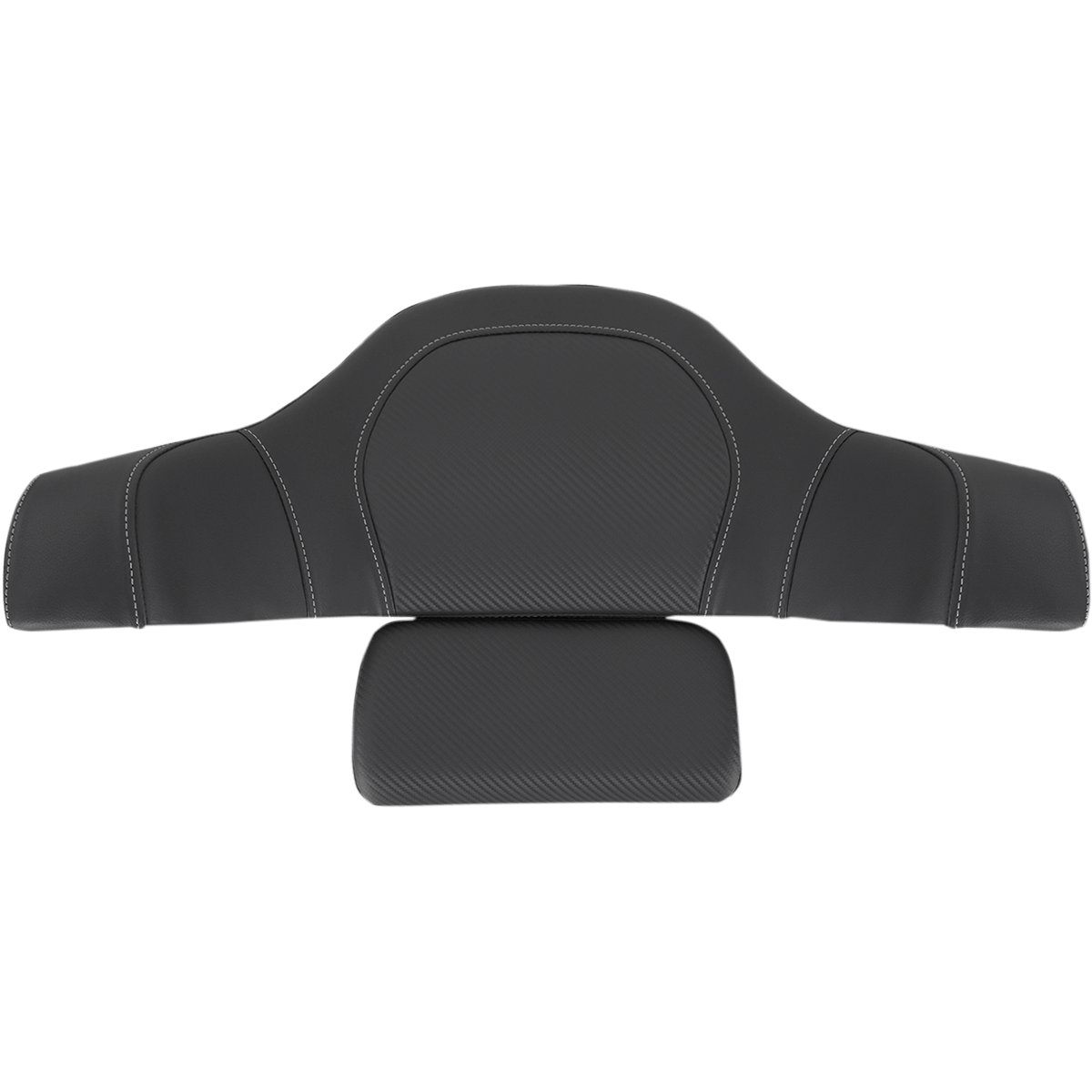 SADDLEMEN Tour-Pak® Backrest Pad Cover Carbon Fiber Black Indian I1407TPACKCF