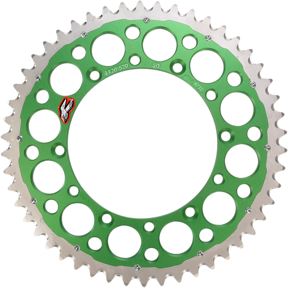 RENTHAL Twinring™ Rear Sprocket 50 Tooth Green 112052050GPGN