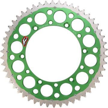 RENTHAL Twinring™ Rear Sprocket 50 Tooth Green 112052050GPGN