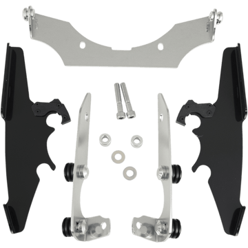 MEMPHIS SHADES Batwing Trigger Lock Mounting Kit Sabre Black MEM8991