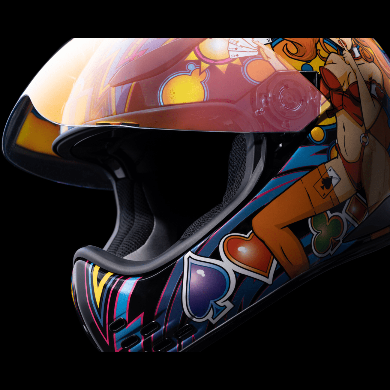 ICON Domain™ Helmet Lucky Lid 4 Red XL