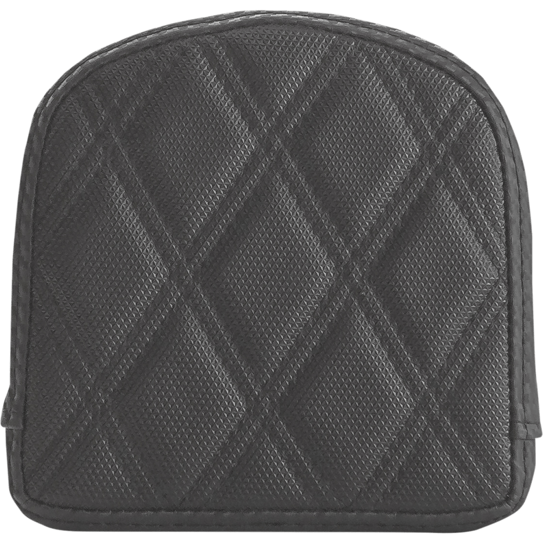 SADDLEMEN Sissy Bar Pad Lattice Stitched Black 0408SDC