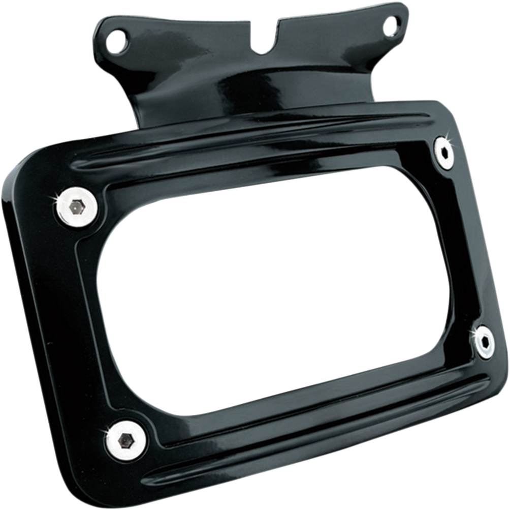 KURYAKYN Curved License Plate Mount Black KUR3149