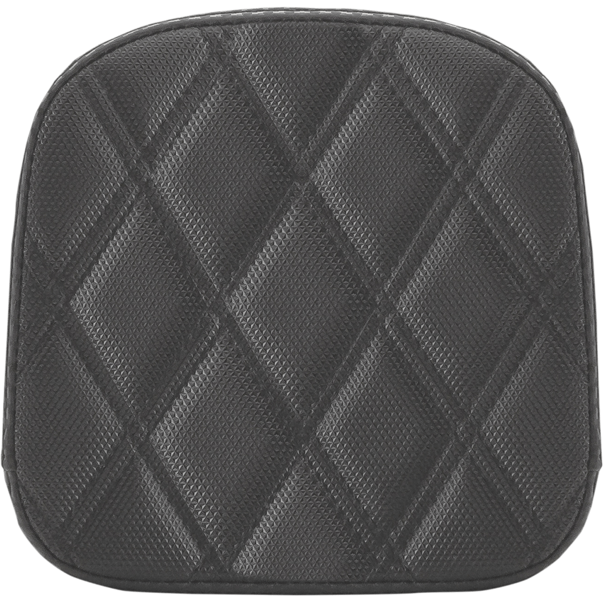 SADDLEMEN Sissy Bar Pad Lattice Stitched Black 0407SDC