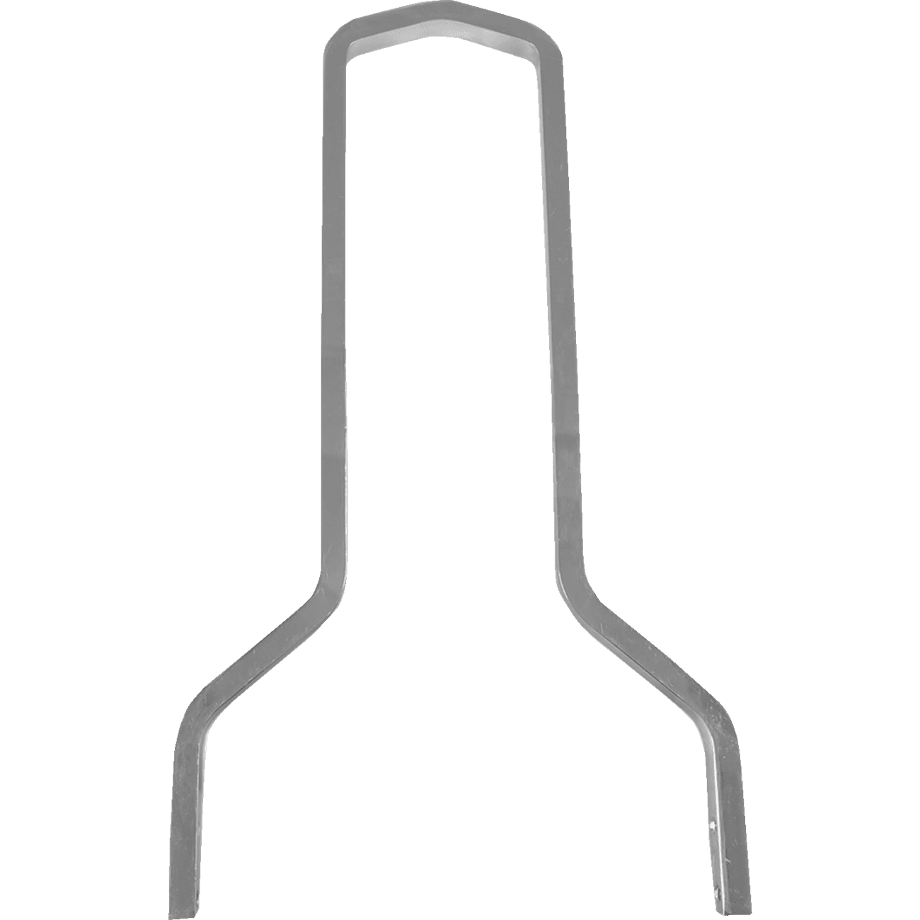 DRAG SPECIALTIES Square Sissy Bar Chrome 15.5" H x 11" W