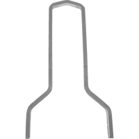 DRAG SPECIALTIES Square Sissy Bar Chrome 15.5" H x 11" W