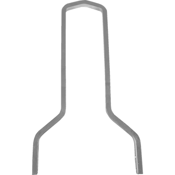 DRAG SPECIALTIES Square Sissy Bar Chrome 15.5" H x 11" W