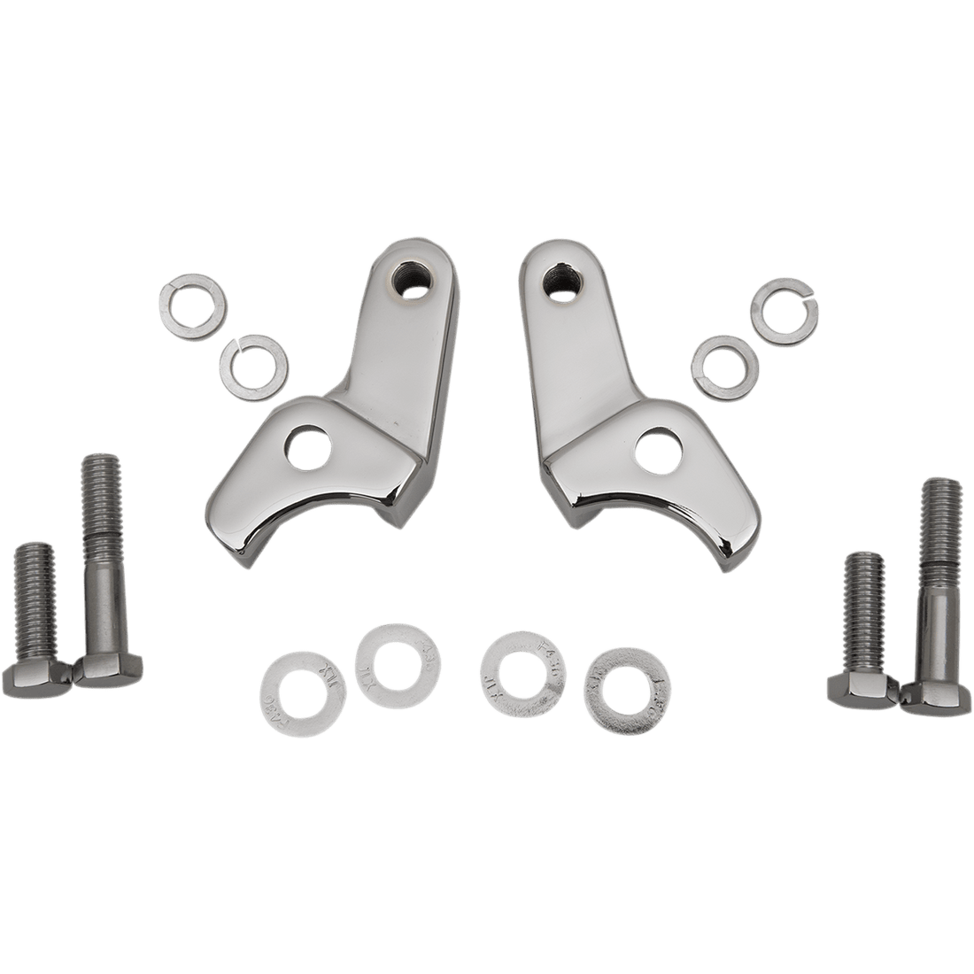 LA CHOPPERS Rear Lowering Kit Chrome '18+ FL LA759006