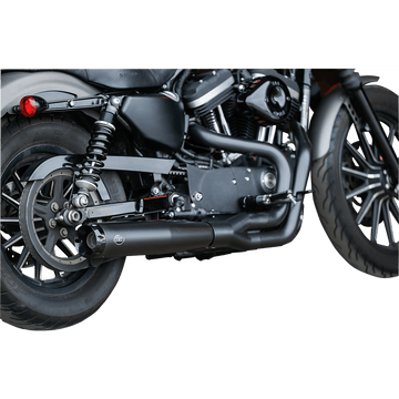 S&S CYCLE 2:1 Black Exhaust for '07-'13 XL 5500951