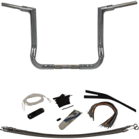 FAT BAGGERS INC. Handlebar Kit Flat Top 14" Chrome 609114