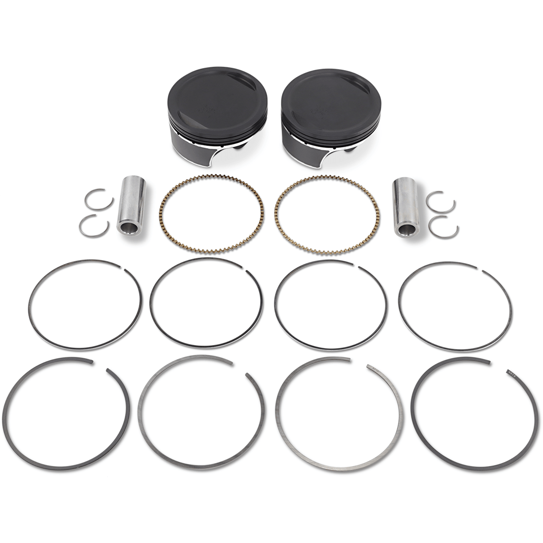 WISECO Piston Kit 3.885" 103 Cubic Inch | 96 Cubic Inch Bored to 103 Cubic Inch Twin Cam