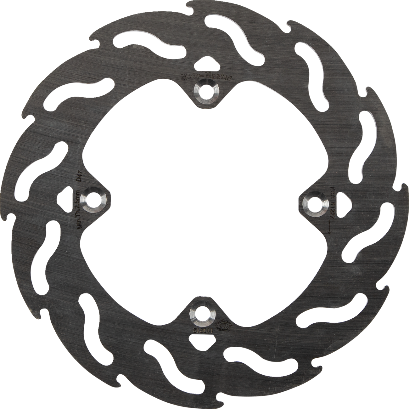 MOTO-MASTER Brake Rotor Rear Flame