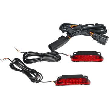 CUSTOM DYNAMICS Luggage Rack Light Bar Red