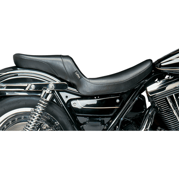 LE PERA Daytona 2-Up Seat Without Backrest Smooth Black FXR L547S