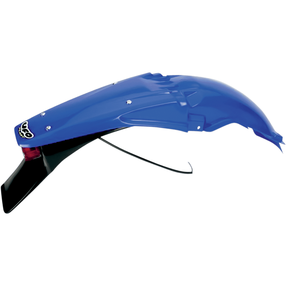 UFO Enduro Rear Fender with 21/5W Light Reflex Blue