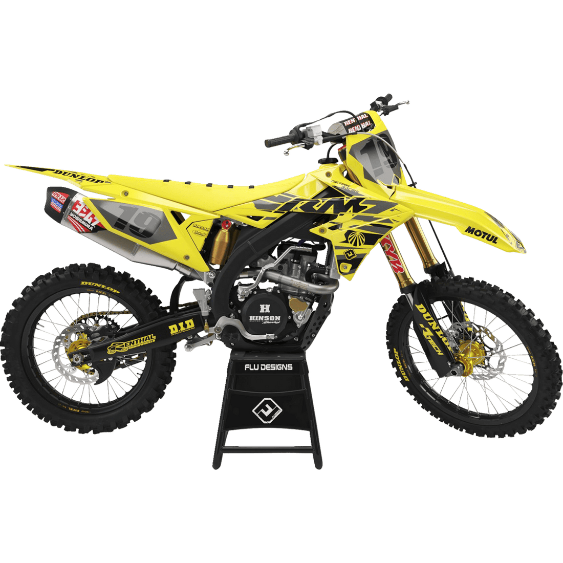 FLU DESIGNS INC. PTS 6 Graphic Kit RM-Z 250/450 41081