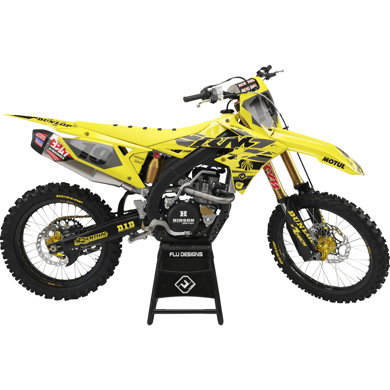 FLU DESIGNS INC. PTS 6 Graphic Kit RM-Z 250/450 41081