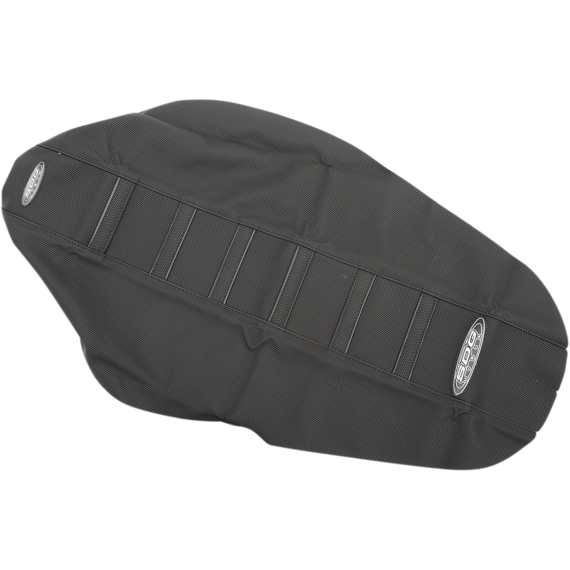 SDG 6-Ribbed Seat Cover Black Ribs/Black Top/Black Sides