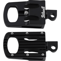 BILTWELL Punisher Footpeg Classic Black 700520301