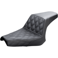 SADDLEMEN Step-Up Seat Front Lattice Stitch Black Bolt '13-'20 Y1316172