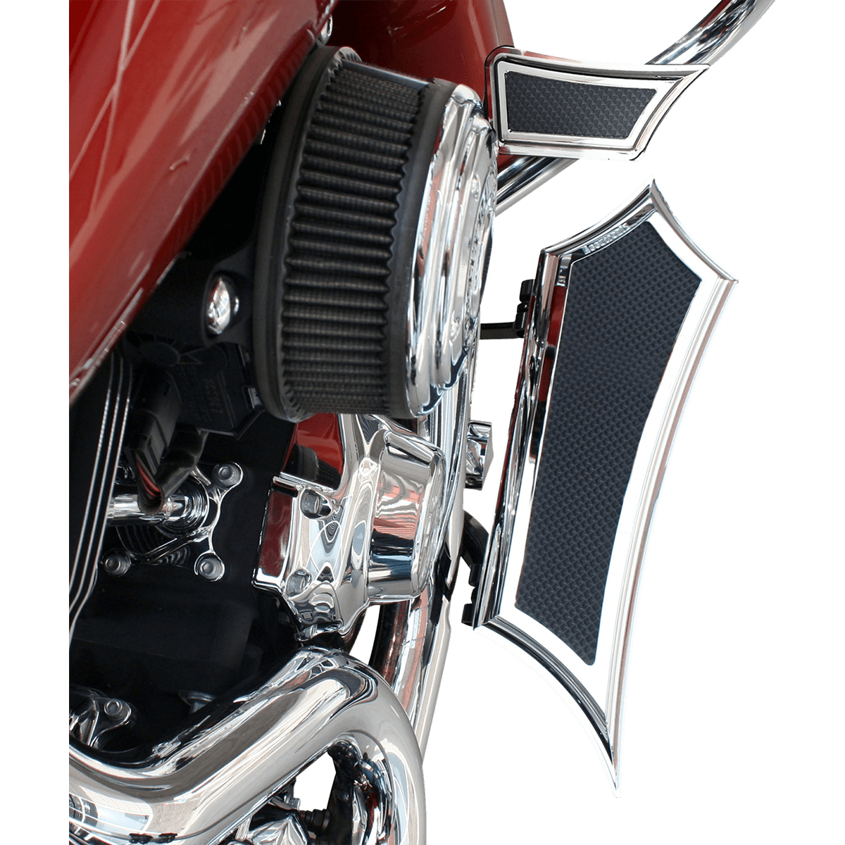 ACCUTRONIX Rear Brake Pedal Cover Chrome FLBPIC