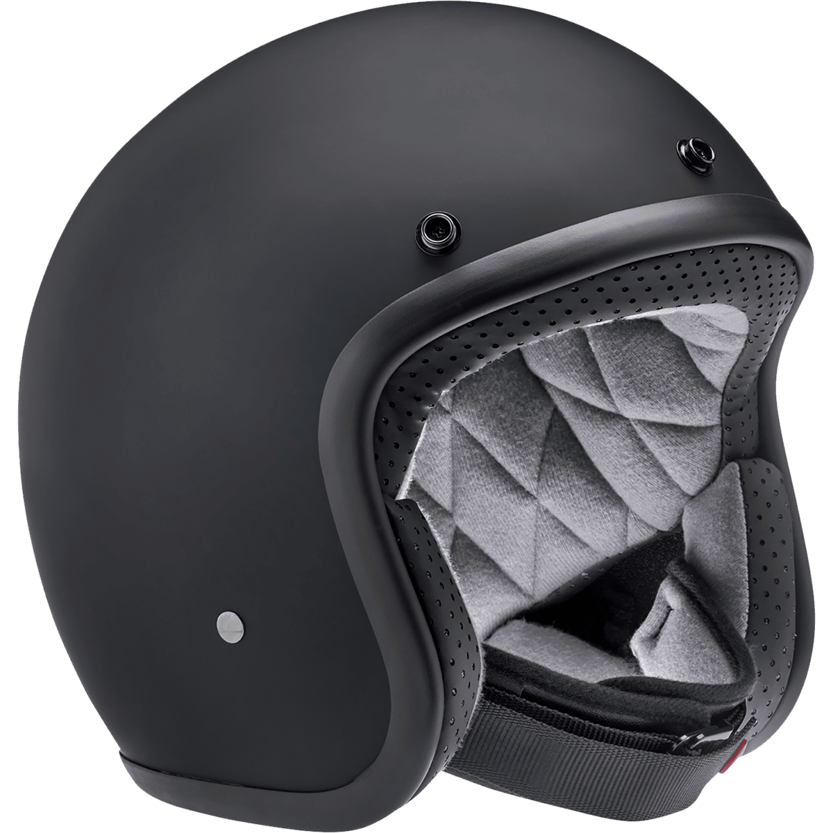 BILTWELL Bonanza Helmet Flat Black Factory XS 1001638201