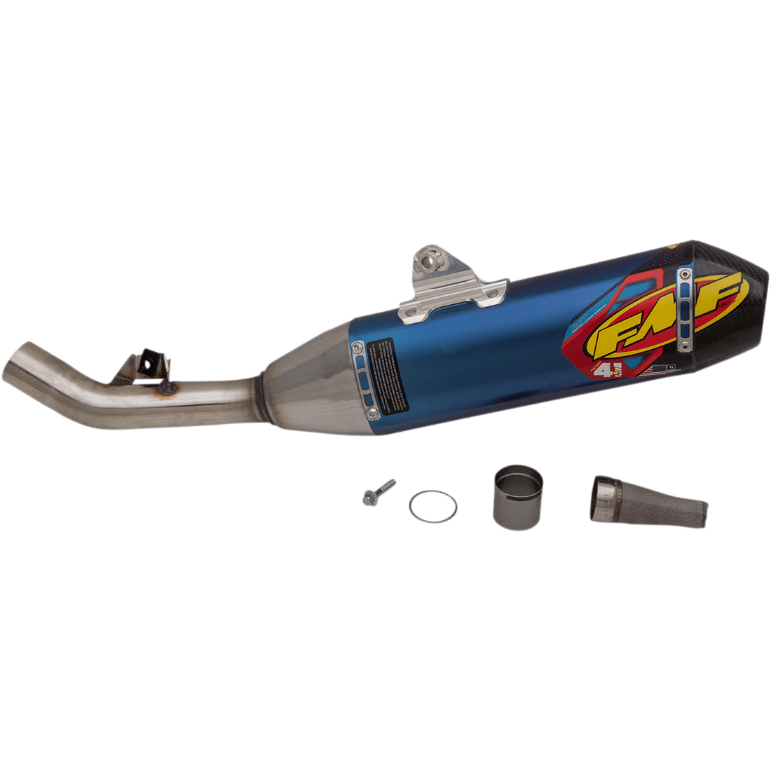 FMF Factory 4.1 RCT Muffler Anodized Titanium 041587