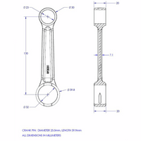 VINTCO Connecting Rod Kit KR2031